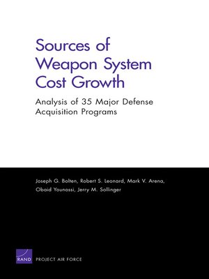 cover image of Sources of Weapon System Cost Growth